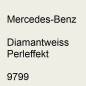 Preview: Mercedes-Benz, Diamantweiss Perleffekt, 9799.